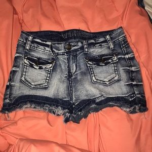 Blue/Light Blue Jean Shorts